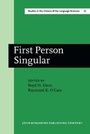 Cover: First Person Singular - John Benjamins Publishing Co