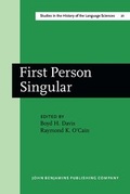 Cover: First Person Singular - John Benjamins Publishing Co