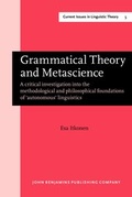 Cover: Grammatical Theory and Metascience - John Benjamins Publishing Co