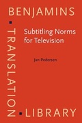 Cover: Subtitling Norms for Television - John Benjamins Publishing Co