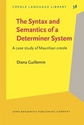 Cover: The Syntax and Semantics of a Determiner System - John Benjamins Publishing Co