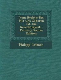 Enlarge image Cover: Vom Rechte - Nabu Press