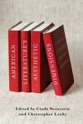 Cover: American Literature's Aesthetic Dimensions - Columbia University Press