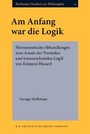 Cover: Am Anfang war die Logik - John Benjamins Publishing Co