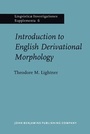 Cover: Introduction to English Derivational Morphology - John Benjamins Publishing Co
