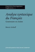 Cover: Analyse syntaxique du Francais - John Benjamins Publishing Co