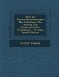 Bild: Uber Die Raumwahrnehmungen Des Tastsinnes - Nabu Press