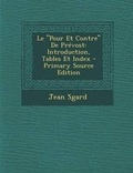 Cover: Le Pour Et Contre de Prevost - Nabu Press