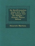 Cover: Die Nordfriesischen Inseln Sylt, Fohr Und Amrum Und Die Halligen - Nabu Press