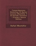 Cover: Comprobaciones Historicas - Nabu Press