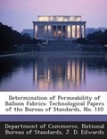 Cover: Determination of Permeability of Balloon Fabrics - Bibliogov