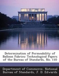 Enlarge image Cover: Determination of Permeability of Balloon Fabrics - Bibliogov