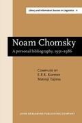 Cover: Noam Chomsky - John Benjamins Publishing Co