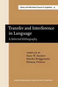 Abbildung von: Transfer and Interference in Language - John Benjamins Publishing Co