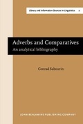 Cover: Adverbs and Comparatives - John Benjamins Publishing Co