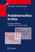 Cover: Produktionsaufbau in China - Springer