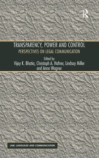 Enlarge image Cover: Transparency, Power, and Control - Routledge
