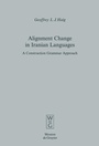 Cover: Alignment Change in Iranian Languages - De Gruyter Mouton