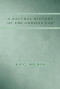 Cover: A Natural History of the Common Law - De Gruyter