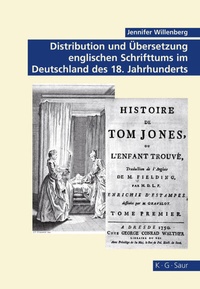 Abbildung von: Distribution und Übersetzung englischen Schrifttums im Deutschland des 18. Jahrhunderts - De Gruyter