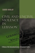 Cover: Civil and Uncivil Violence in Lebanon - De Gruyter