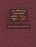 Cover: The Foundations of National Prosperity - Nabu Press