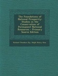 Cover: The Foundations of National Prosperity - Nabu Press