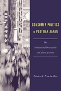 Cover: Consumer Politics in Postwar Japan - De Gruyter