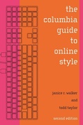 Cover: The Columbia Guide to Online Style - De Gruyter