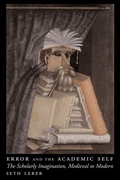 Cover: Error and the Academic Self - De Gruyter