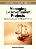 Cover: Managing E-Government Projects - Idea Group,U.S.
