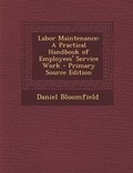 Cover: Labor Maintenance - Nabu Press