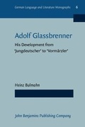 Cover: Adolf Glassbrenner - John Benjamins Publishing Co