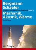 Cover: Ludwig Bergmann; Clemens Schaefer: Lehrbuch der Experimentalphysik / Mechanik, Akustik, W&auml;rme - De Gruyter
