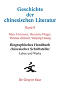 Cover: Biographisches Handbuch chinesischer Schriftsteller - De Gruyter Saur