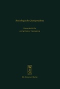 Cover: Soziologische Jurisprudenz - De Gruyter