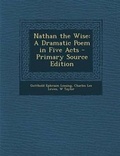 Cover: Nathan the Wise - Nabu Press