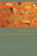 Cover: Sources of Vietnamese Tradition - Columbia University Press