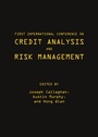 Cover: First International Conference on Credit Analysis and Risk Management - Cambridge Scholars Publishing