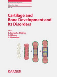 Enlarge image Cover: Cartilage and Bone Development and Its Disorders - S. Karger