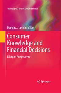 Enlarge image Cover: Consumer Knowledge and Financial Decisions - Springer