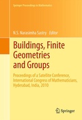 Cover: Buildings, Finite Geometries and Groups - Springer