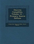 Cover: Oeuvres Completes, Volume 14 - Nabu Press