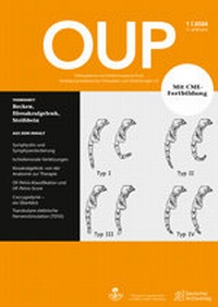 Abbildung von: OUP Zeitschrift für die orthopädische und unfallchirurgische Praxis - Deutscher Ärzteverlag