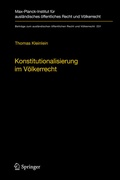 Cover: Konstitutionalisierung im V&ouml;lkerrecht - Springer