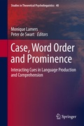 Cover: Case, Word Order and Prominence - Springer