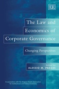 Cover: The Law and Economics of Corporate Governance - Edward Elgar Publishing