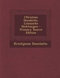 Cover: Christian Donaleitis, Litauische Dichtungen - Nabu Press