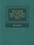 Cover: Parnaso Italiano Ovvero Raccolta de'Poeti Classici Italiani [Ed. by A. Rubbi] 56 Tom - Nabu Press