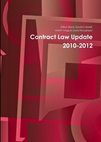 Enlarge image Cover: Contract Law Update 2010-2012 - Lulu.com